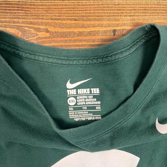 Michigan State Spartans The Nike Tee Athletic Cut T Shirt Mens Size XXL - Picture 3 of 5
